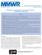 Morbidity and Mortality Weekly Report MMWR  Early Release  Vol 61 Novmeber 14 2012