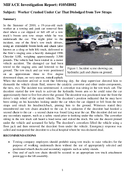 Worker Crushed Under Car That Dislodged from Tow Straps