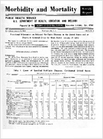 Morbidity and Mortality Weekly Report For release January 23 1959 Vol 8 No 2
