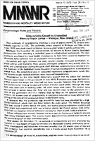 Morbidity and Mortality Weekly Report MMWR March 23 1979  Vol 28  No 11
