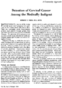 Detection of cervical cancer among the medically indigent