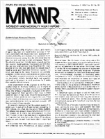 MMWR Morbidity and Mortality Weekly Report September 3 1976  Vol 25  No 34