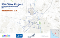 500 Cities Project Local Data for Better Health 2016 Victorville CA