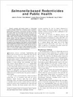 Salmonellabased Rodenticides and Public Health