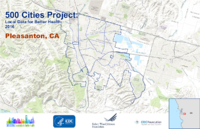 500 Cities Project Local Data for Better Health 2016 Pleasanton CA
