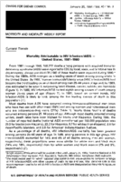 MMWR Morbidity and Mortality Weekly Report January 25 1991  Vol 40  No 3