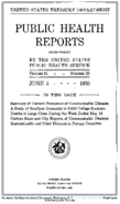Public Health Reports  v 51 no 23  cover