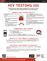 HIV Testing 101  Informacin Bsica Sobre las Pruebas del VIH
