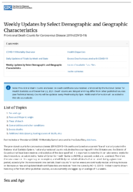 Weekly Updates By Select Demographic And Geographic Characteristics Provisional Death Counts for Coronavirus Disease COVID19 20211222
