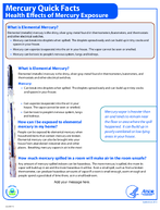 Mercury Quick Facts  Health Effects of Mercury Exposure