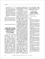 Lethal Necrotizing Pneumonia Caused by an ST398 Staphylococcus aureus Strain