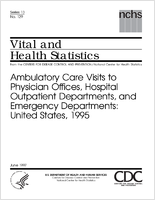 Ambulatory Care Visits to Physician Offices Hospital Outpatient Departments and Emergency Departments United States 1995