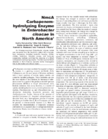 NmcA Carbapenemhydrolyzing Enzyme in Enterobacter cloacae in North America1