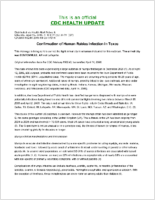 Corrected MultiState Mumps Outbreak Saturday April 15 2006 039 EDT 1239 PM EDT