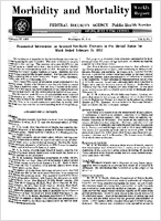 Morbidity and Mortality Weekly Report Vol 2 No 7 week ended February 21 1953