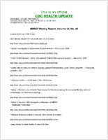 MMWR Weekly Report Volume 50 No 48 Thursday December 06 2001 1305 EST 105 PM EST