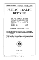 Public Health Reports  v 48 no 25  cover