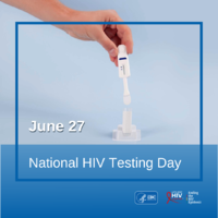 National HIV Testing Day June 27 2022 self test kit