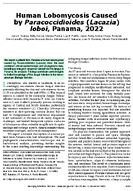 Human Lobomycosis Caused by Paracoccidioides Lacazia loboi Panama 2022