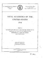 Vital Statistics of the United States 1941 Part I
