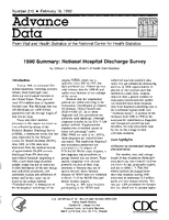 1990 Summary National Hospital Discharge Survey