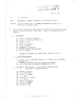 Minutes meeting no 1 Advisory Committee on Immunization Practices May 2526 1964