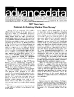 1977 Summary National Ambulatory Medical Care Survey