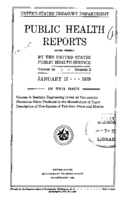 Public Health Reports  v 54 no 2  cover