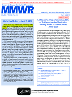 SelfReported Hypertension and Use of Antihypertensive Medication Among Adults  United States 20052009