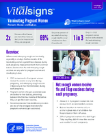 Vaccinating Pregnant Women Protects Moms and Babies CDC Vital Signs October 8 2019