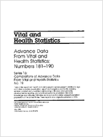 Advance Data from Vital and Health Statistics Numbers 181190