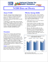 NCHS data on obesity