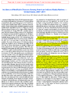 Incidence of Notifiable Diseases Among American IndiansAlaska Natives  United States 20072011