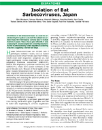 Isolation of Bat Sarbecoviruses Japan