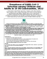 Prevalence of SARSCoV2 Infection among Children and Adults in 15 US Communities 20211