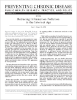 Reducing Information Pollution in the Internet Age