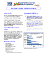 National Health Interview Survey July 2013