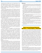 Fatal Injuries Among Volunteer Workers  United States 1993  2002