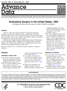 Ambulatory Surgery in the United States 1995