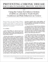 Using the Italian Surveillance System PASSI as a Model to Track Health Conditions and Risk Behaviors in Corsica