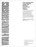 Plan and Operation of the Hispanic Health and Nutrition Examination Survey  198284