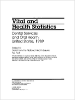 Dental services and oral health United States 1989