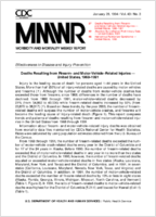 Morbidity and Mortality Weekly Report MMWR January 28 1994  Vol 43  No 3