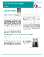 NHANES newsletter Spring 2015