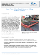 SemiTruck Driver Fatally Struck by Falling Flatbed Cage Door