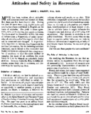 Attitudes and safety in recreation