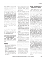 Novel Recombinant Sapovirus Japan