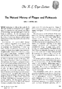 The natural history of plague and psittacosis