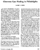 Glaucoma case finding in Philadelphia