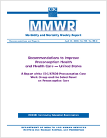 Morbidity and Mortality Weekly Report Recommendations and Reports April 21 2006  Vol 55  No RR6